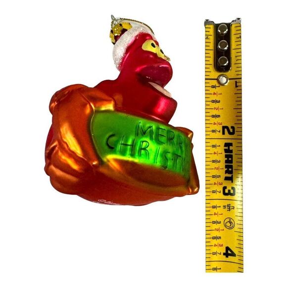 VTG Disney Little Mermaid Ariel & Friends Blown Glass Ornament Set of 6 In Box - Picture 14 of 15